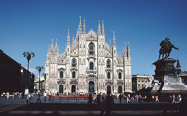 Facade of the Milan Cathedral