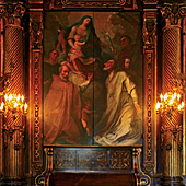 [1917 Welte; Mignon pipe organ console in the Livingroom of the Vizcaya Museum]