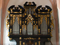 Mondsee Basilica and the Guggenbichler organ case from 1674 which houses the 1993 Kern organ.