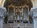 the gallery organ in Saint Florian.