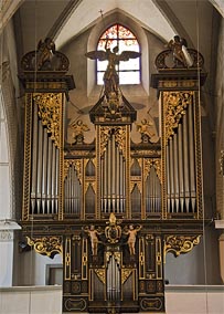 [1708 Egedacher organ at the Collegiate Church, Schlägl, Austria]
