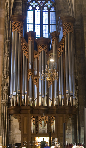 1991 Rieger organ at Stephansdom, Vienna, Austria
