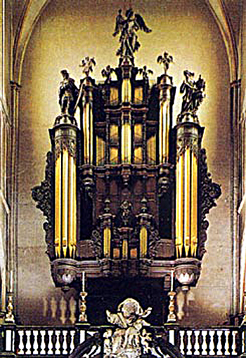 1986 Loncke organ at St. Salvadore's Cathedral, Bruges, Belgium