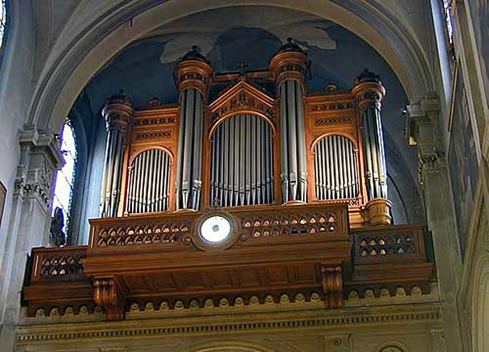 1876 Cavaille-Coll organ at Eglise Notre-Dame-des-Champs, Paris, France