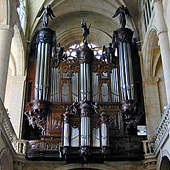 1956 Beuchet-Debierre organ at Saint Etienne-du-Mont, Paris, France