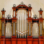 [1844 Walcker organ at Pfarrkirche Sankt Maria, Schramberg, Germany]