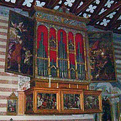 1532 Colombo organ in the Church of SS. Peter and Paul, Valvasone, Italy
