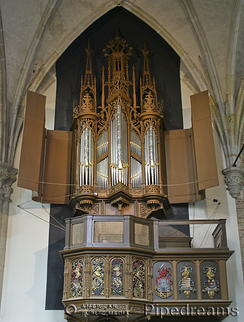1511 van Covelens organ at Sint Laurenskerk, Alkmaar, The Netherlands