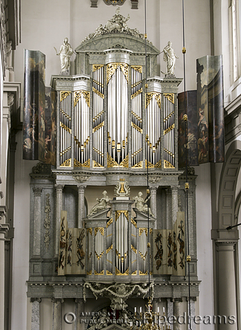 1686 Duyschot; 1721 Vater organ at Westerkerk, Amsterdam, The Netherlands
