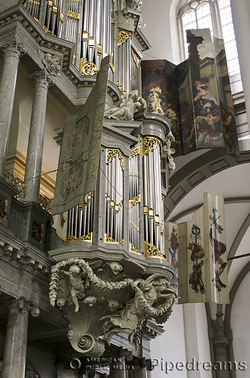 1686 Duyschot; 1721 Vater organ at Westerkerk, Amsterdam, The Netherlands
