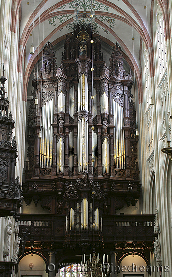 1617 Hoque; 1787 Heyneman organ at Sint Jans Kathedraal, Den Bosch, The Netherlands