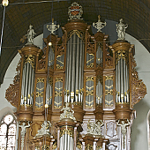 [1732 Garrels organ in the Grote Kerk, Maassluis, The Netherlands]