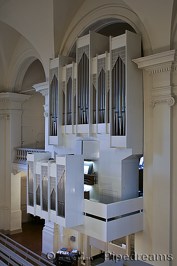 1966 van Vulpen organ at Hoflaankerk, Rotterdam-Kralingen, The Netherlands