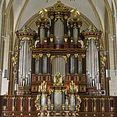 [1639 Bader; 1813 Timpe organ at Walburgiskerk, Zutphen, The Netherlands]