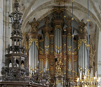 1721 Schnitger organ at Sint Michaeliskerk, Zwolle, The Netherlands