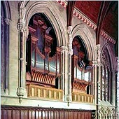 [1994 Mander organ at Saint John's College Chapel, Cambridge, England, UK]
