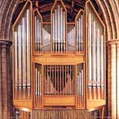 [1974 Phelps organ at the Parish Church of St. Andrew, Hexham, England, UK]
