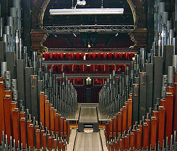 1871 Henry Willis; 1933 Harrison; 2004 Mander organ at Royal Albert Hall, London, England, UK