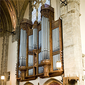[1928 Skinner; 2008 Schantz organ at Rockefeller Chapel, University of Chicago, Chicago, IL]