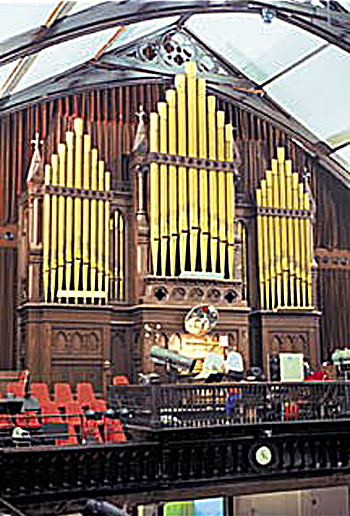 1875 E. & G.G. Hook & Hastings organ, Opus 794, at the Scottish Rite Cathedral, Chicago, Illinois