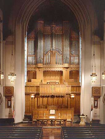 1926 Skinner organ at Jefferson Avenue Presbyterian Church