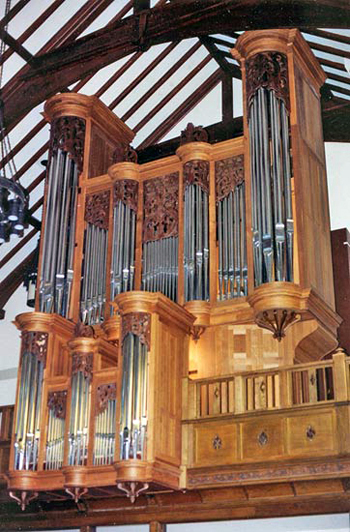 1992 Jaeckel organ at Pilgrim Congregational Church, Duluth, Minnesota