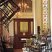 1840 organ anonymous organ at the Hitchcock Museum in Riverton, Connecticut
