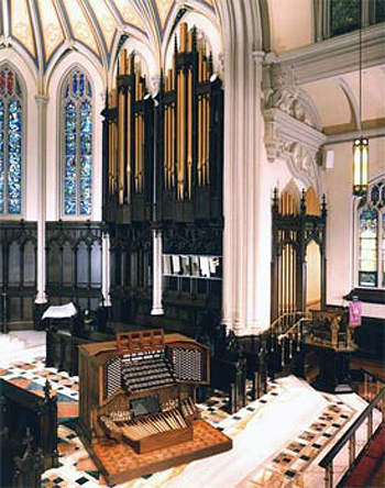 1986 Möller-1997 Kegg organ at Holy Trinity Lutheran Church