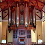 [Hartness organ, C.B. Fisk Opus 121, at Furman University, Greenville, SC]