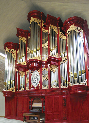 2010 Richards, Fowkes organ, Opus 17, at Episcopal Church of the Transfiguration, Dallas, Texas