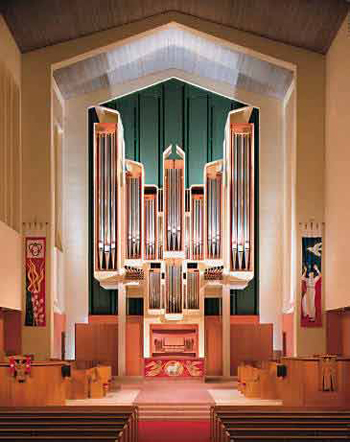 1998 Glatter-Gotz; Rosales organ at Claremont United Church of Christ, California