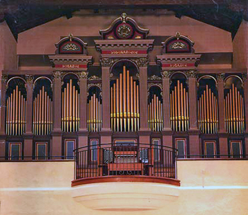 1998 Austin organ at Saint Mary's College Chapel, Moraga, California