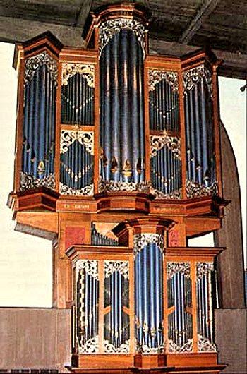 1976 Brombaugh organ at Central Lutheran Church, Eugene, Oregon