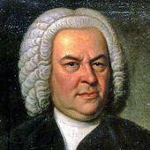 [Johann Sebastian Bach image from the Haussman portrait]