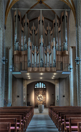 [2005 Eule organ at St. Sebastian Cathedral, Magdeburg, Germany]