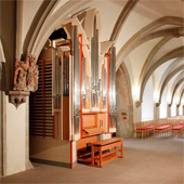2012 Glatter-G�tz/Rosales organ in the Crypt Chapel, Magdeburg Cathedral, Germany