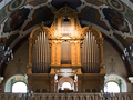 the 1888 Mauracher organ in the parish church in Bad Ischl.