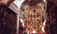 Interior of the Church of La Ensenanza, Mexico City