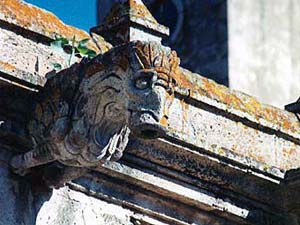 Gargoyle on the exterior of a church