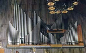 Casavant organ at la Nueva Basílica de Nuestra Señora de Guadalope.