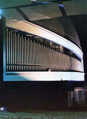 The organ at the National Auditorium, Mexico City