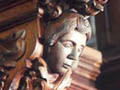 Carving on organ case