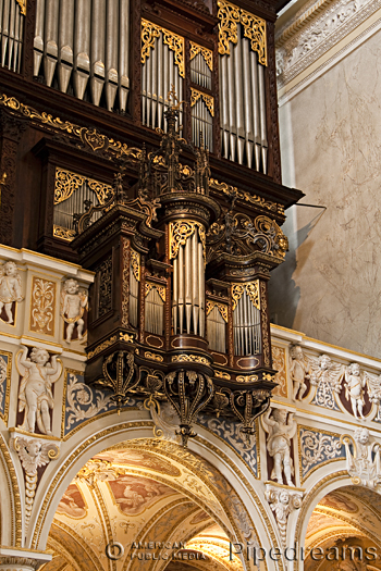 1642 Freundt organ at Stift Klosterneuburg, Austria