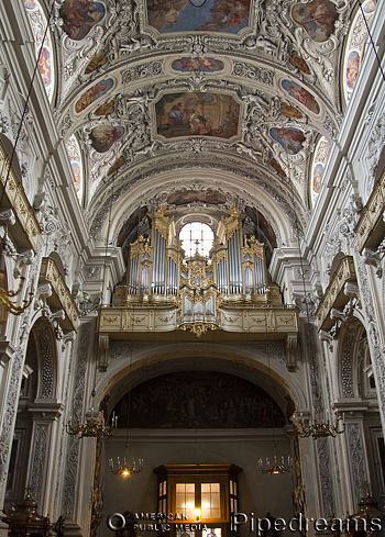 1895; 1991 Rieger organ at Dominikanerkirche, Vienna, Austria