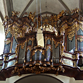 [1731 Egedacher organ at the Cistercian Kloster, Zwettl, Austria]