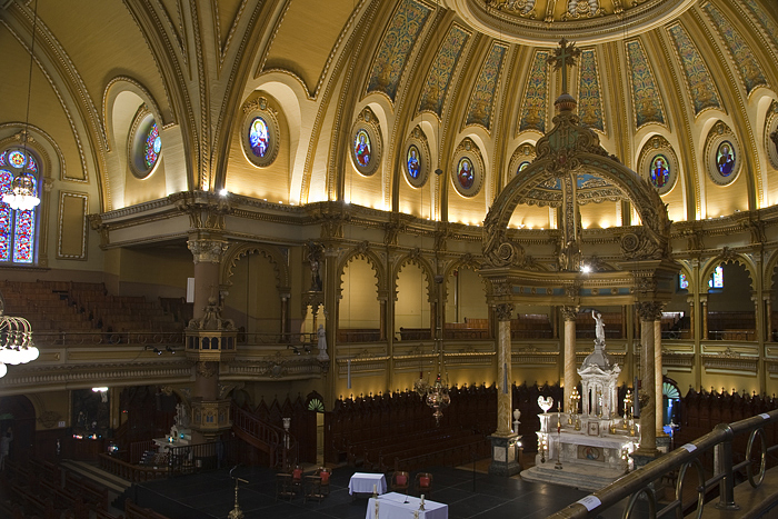 1915; 1996 Casavant Freres organ, Opus 615, at Eglise Saint-Jean-Baptiste, Montreal, Quebec, Canada