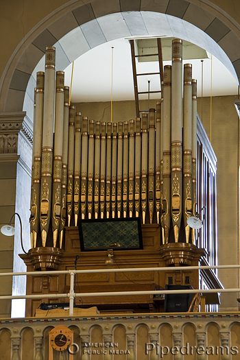 1900 Casavant organ, Opus 113, at the Eglise de l'Annonciation, Oka, Quebec, Canada