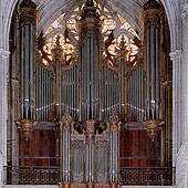 [1878 Cavaille-Coll organ at Bayeux Cathedral, France]