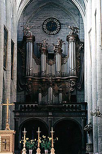 1754 Riepp organ at the Collegiate Church, Dole, France