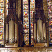 [1886 Merklin; 1960 Kuhn; Nicolle, Valentin, Mesle organ at Sanctuaire Saint-Bonaventure, Lyon, France]